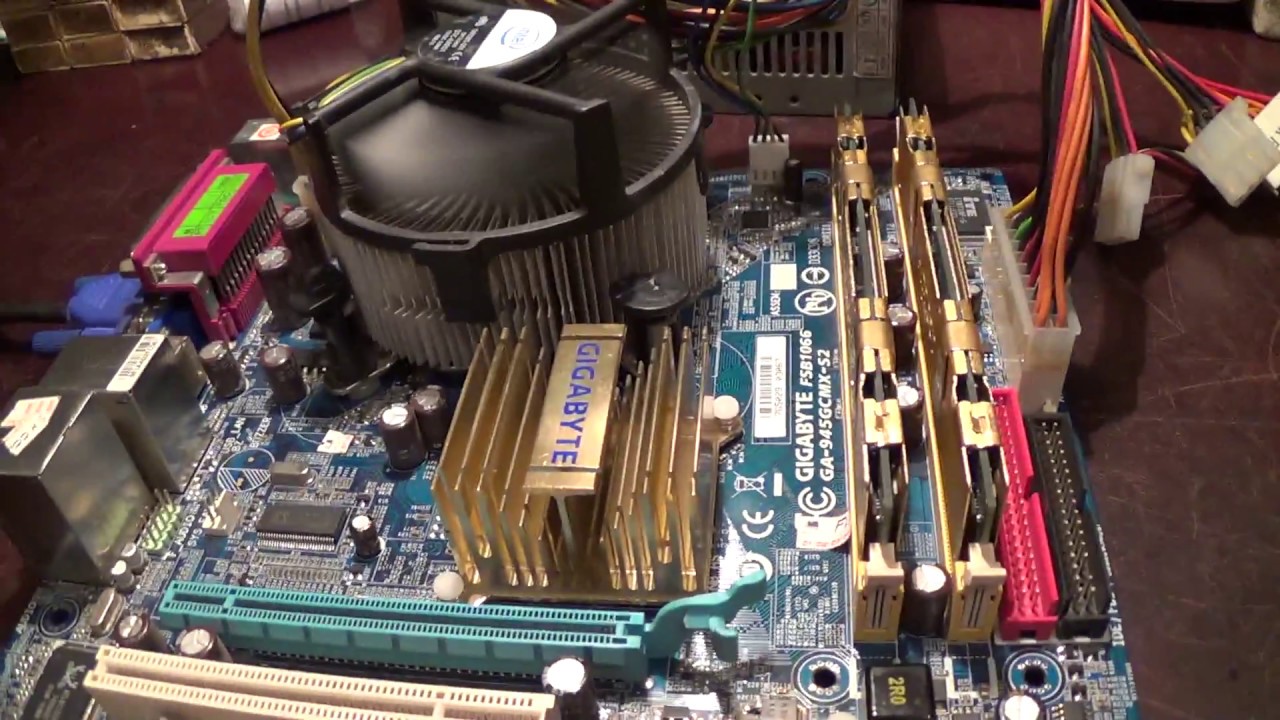 Материнская плата Gigabyte GA-945GCMX-S2 Не стартует. Часть1