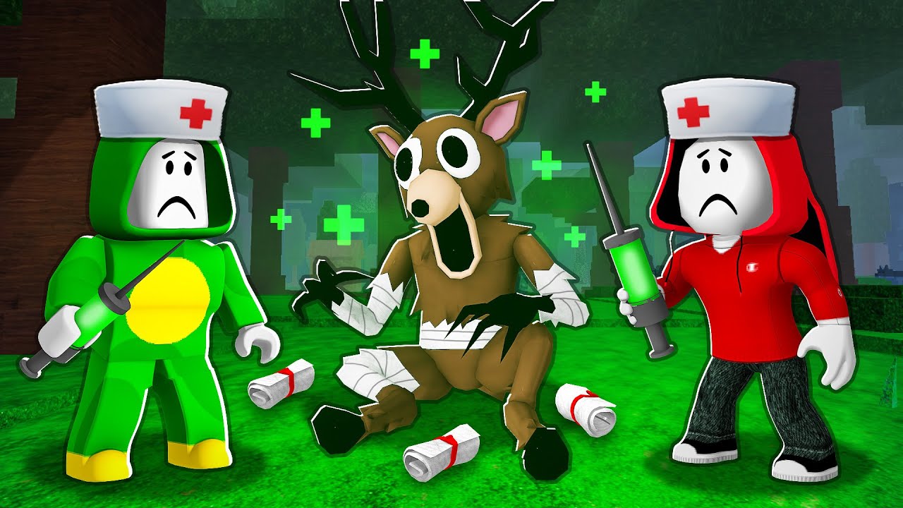 JJ and Mikey Help The Deer Get Better 99 Night in the Forest - Maizen Roblox
