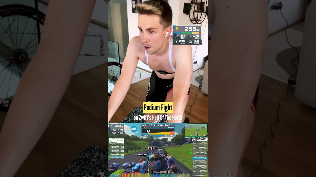 Flying Up Petit KOM for the Podium! 🚀 | Zwift Racing After Party Stage 5 #zwift #zwiftrace #cycling