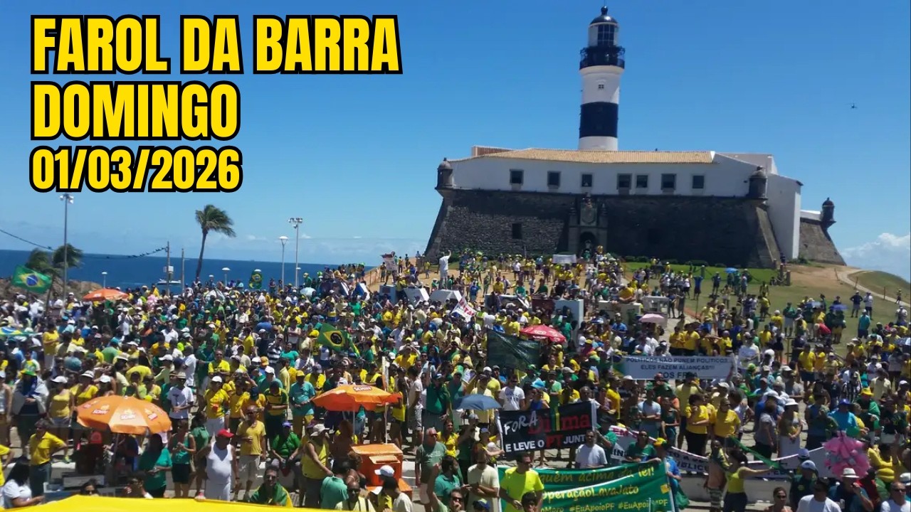 AO VIVO ACORDA BRASIL | Salvador Bahia | Manifesta&ccedil;&atilde;o 01/03/2026