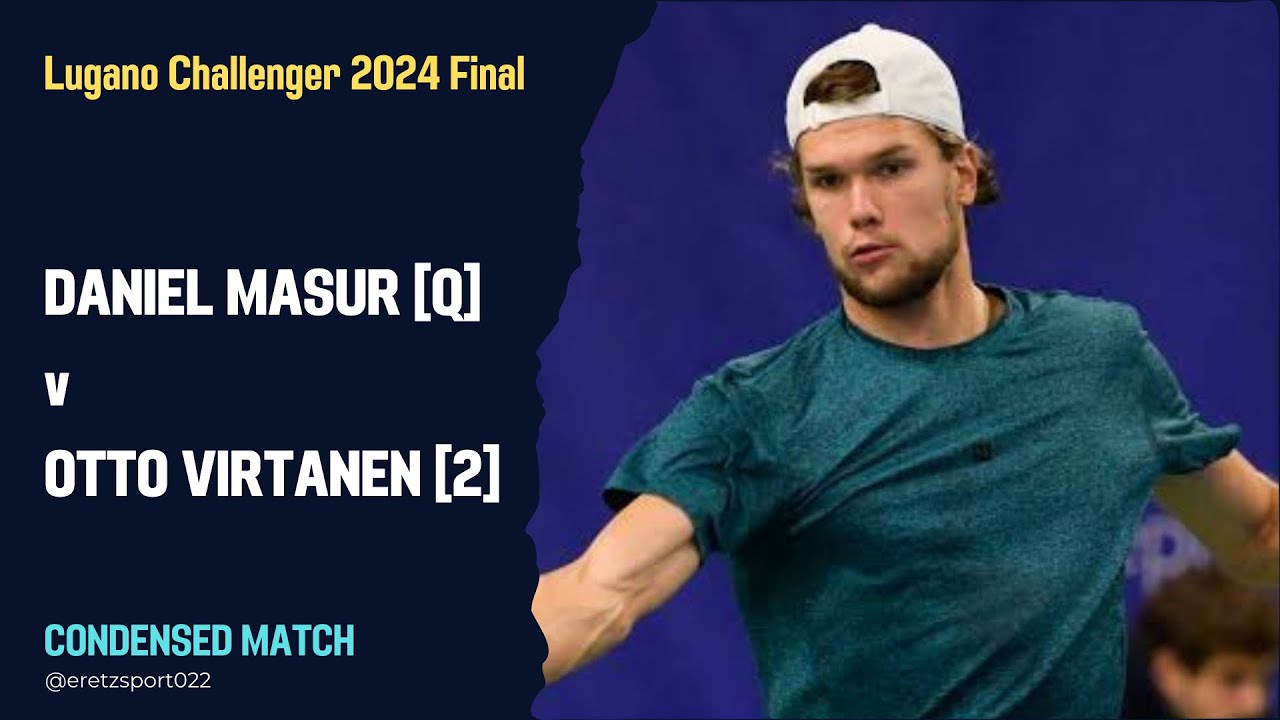 Lugano Challenger 2024 F: Daniel Masur [Q] vs. Otto Virtanen [2] Condensed Match