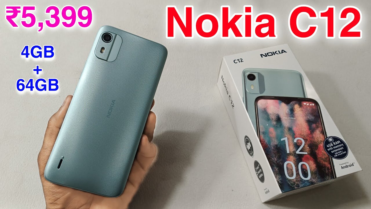 Nokia C12 Unboxing And First Impression || Nokia C12 Camera Test, Features, 3000mAh Battery 🔋