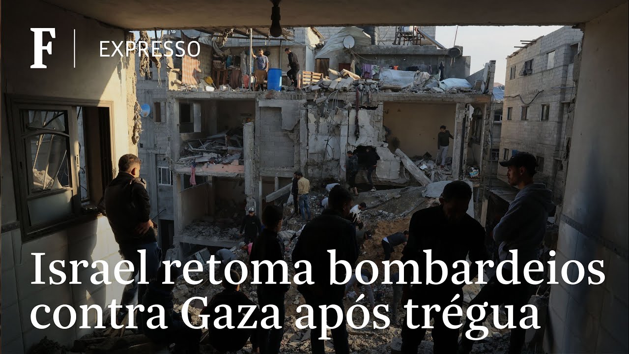 Equipes de resgate procuram vítimas após bombardeios em Rafah,  no sul da Faixa de Gaza
