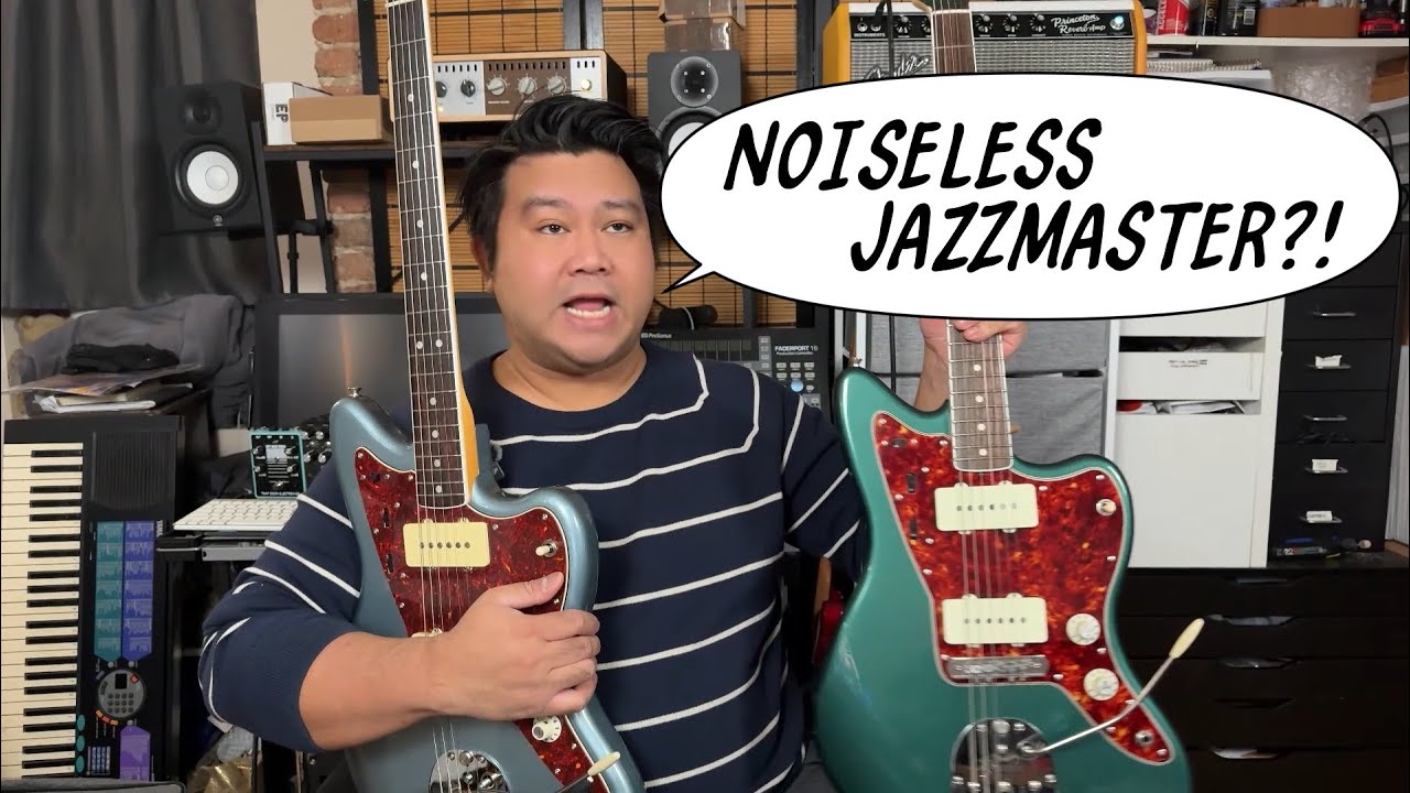 VINTAGE TONE, NO HUM: Brandonwound Noiseless Jazzmaster Pickups