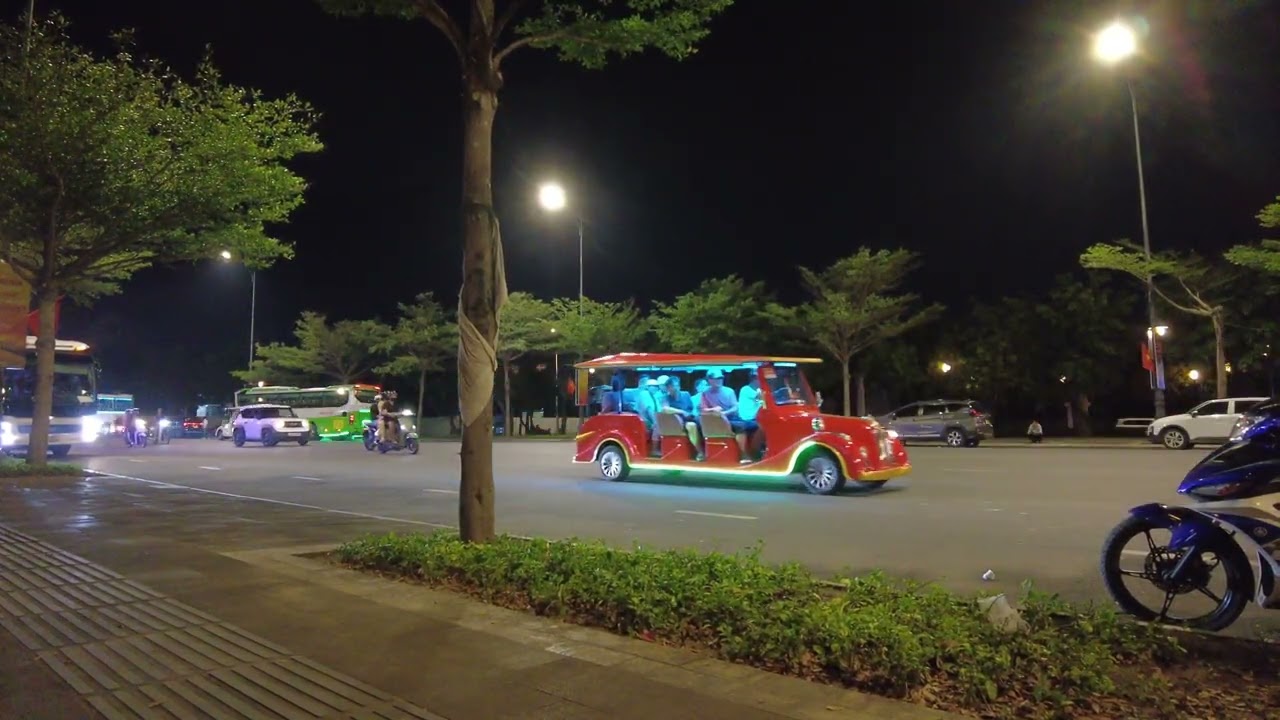 60 Minutes Night Street in An Thoi, Phu Quoc | Calm City Ambience [Study, Sleep, Relaxion]