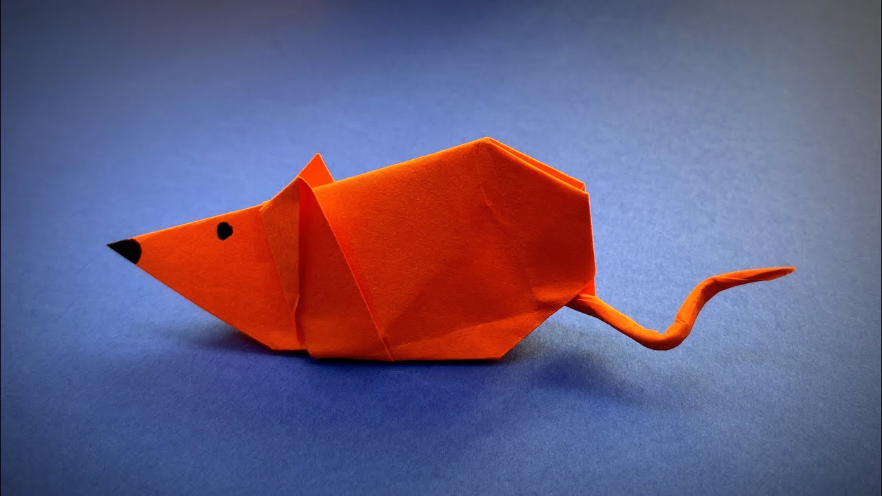 Comment faire une souris en papier | Souris Origami | Animaux Origami