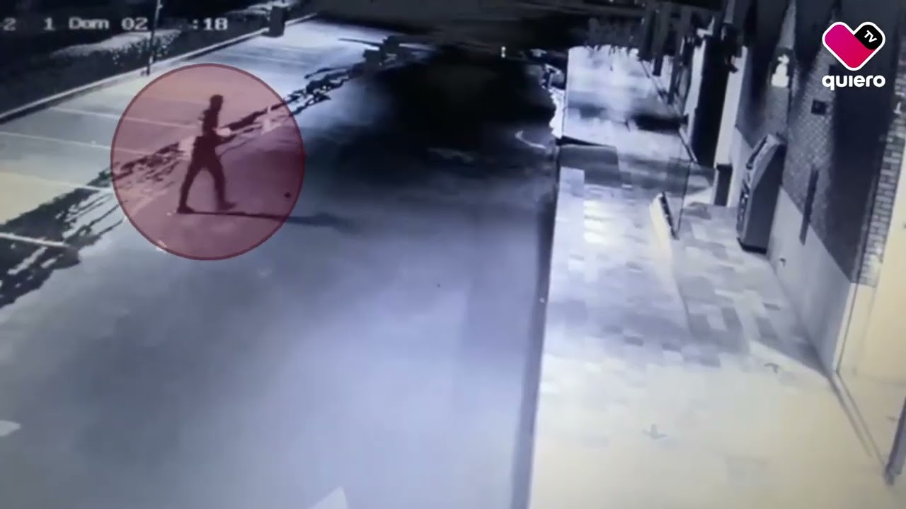 Momento exacto en que choca Yigal 