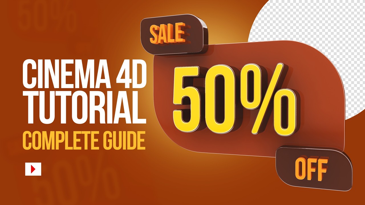 Cinema 4D 3D Text Tutorial for Designers: 