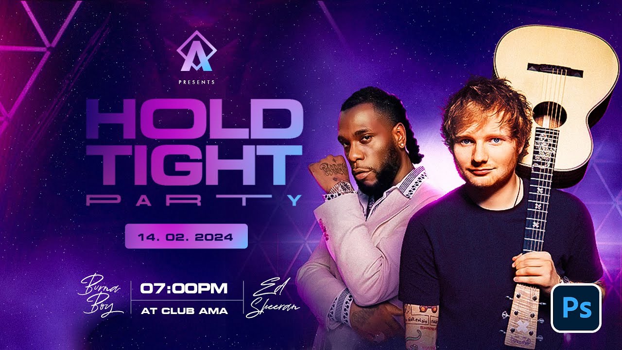 Best Party Poster Photoshop Tutorial 💯✅