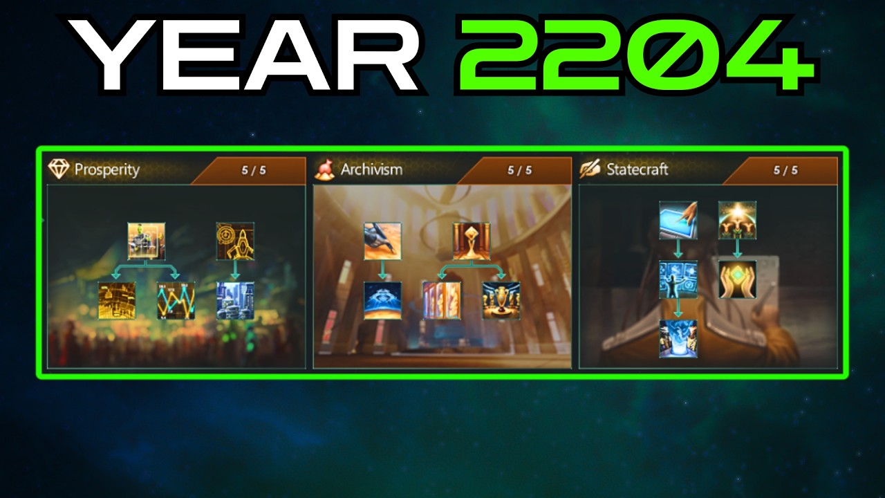 This Build Gets 3 FULL Traditions By YEAR 4 | Stellaris Nomads 4.4