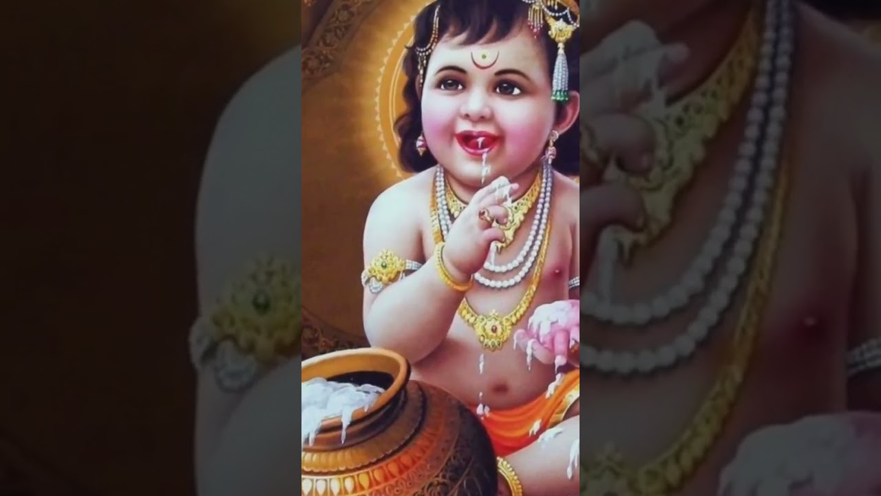 Lord Bal Krishna HD Images || Krishna Bhajan #ytshorts