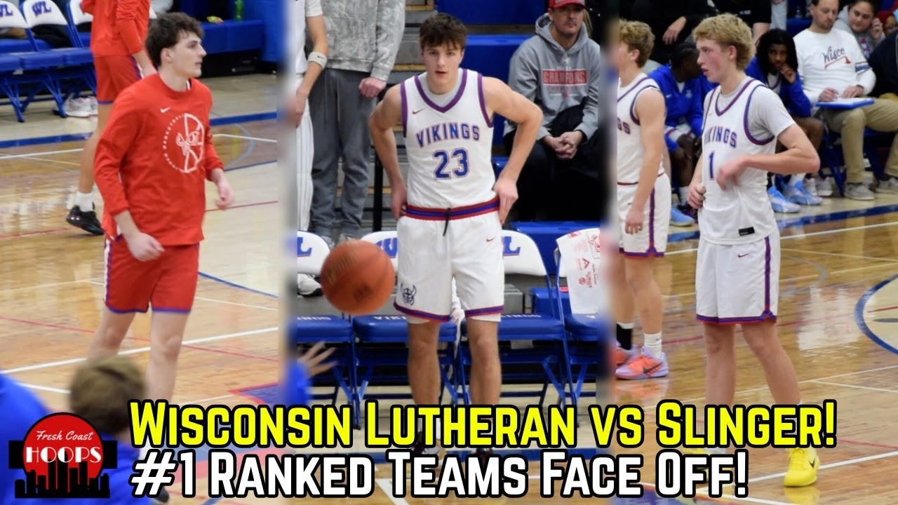 #1 Wisconsin Lutheran And #1 Slinger Face Off In SOLD OUT Gym!