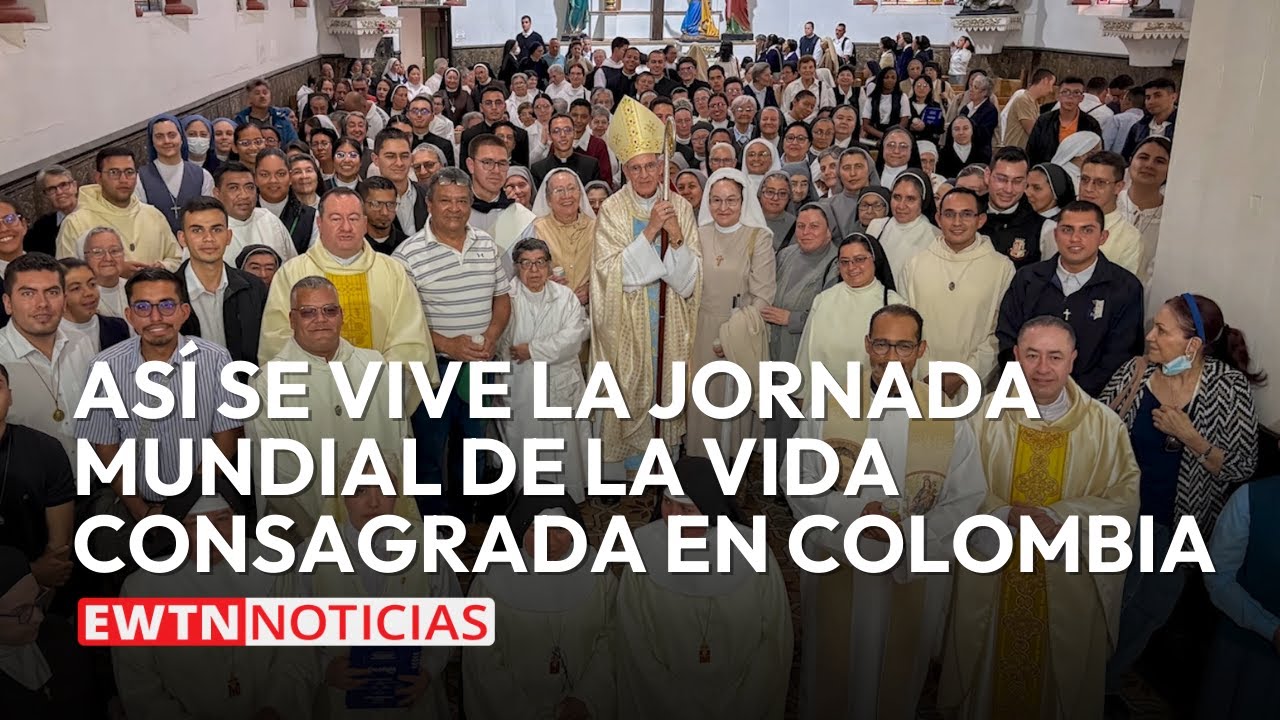 Consagrados celebran su vocación en Colombia