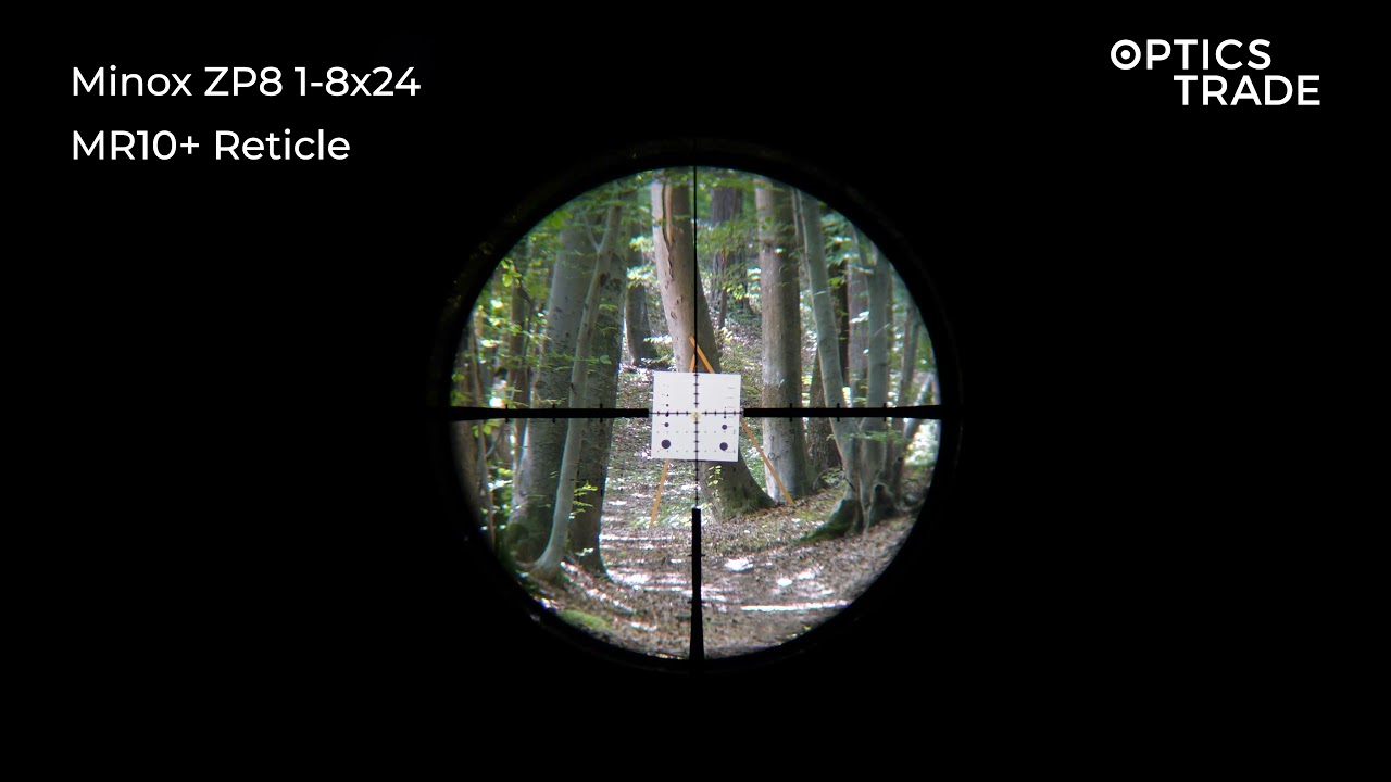 Minox ZP8 1-8x24 Reticle MR10+ | Optics Trade Reticle Subtensions