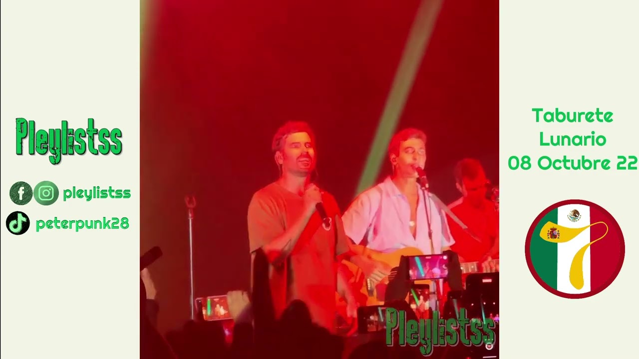 Momentos Favoritos de Taburete en el Lunario del Auditorio Nacional, Octubre 2022, CDMX