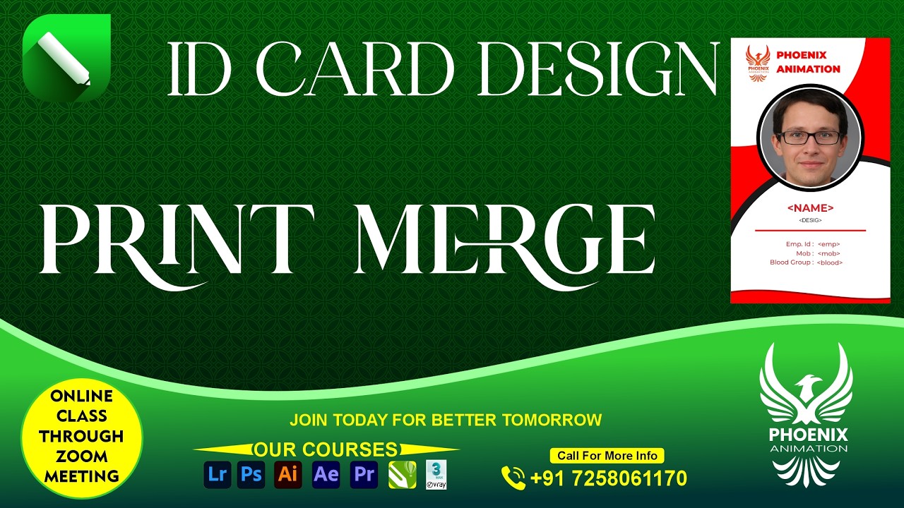 How to Make Bulk ID Cards in CorelDRAW Using Print Merge