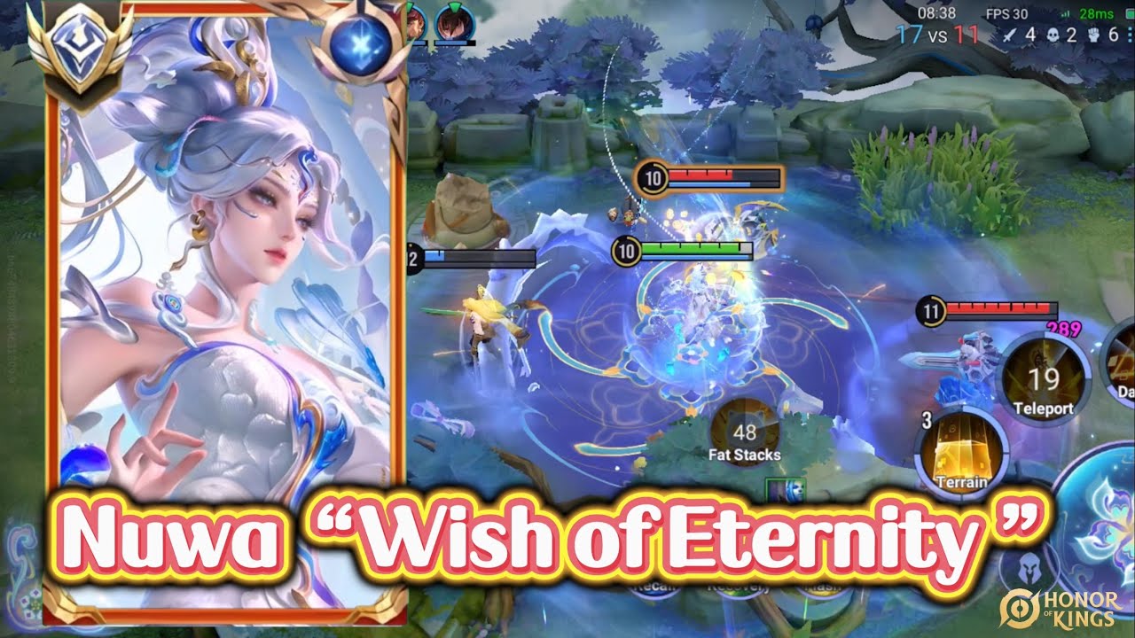 Nuwa｜Legendary Skin｜ Year of The Snake Wish of Eternity｜Honor of Kings