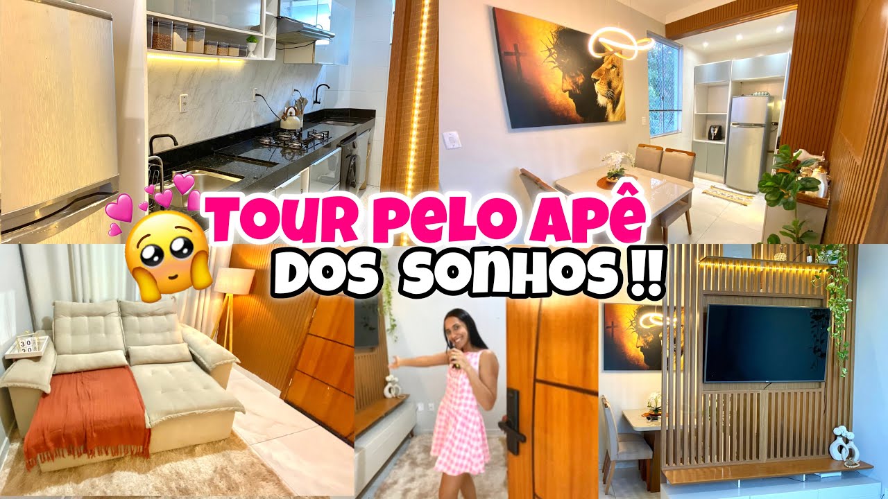 TOUR PELO NOSSO APÊ DOS SONHOS 🥹 | 65m2