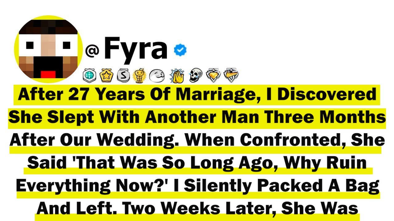After 25 Years Of Marriage, I Discovered She Slept With Another Man Three Months After Our Wedding