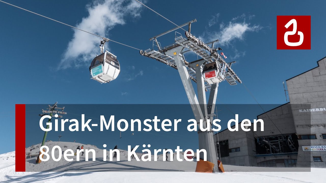 Seilbahn Bad Kleinkirchheim - Kaiserburg | Girak-Kabinenbahn mit Architektur- & Technik-Highlights