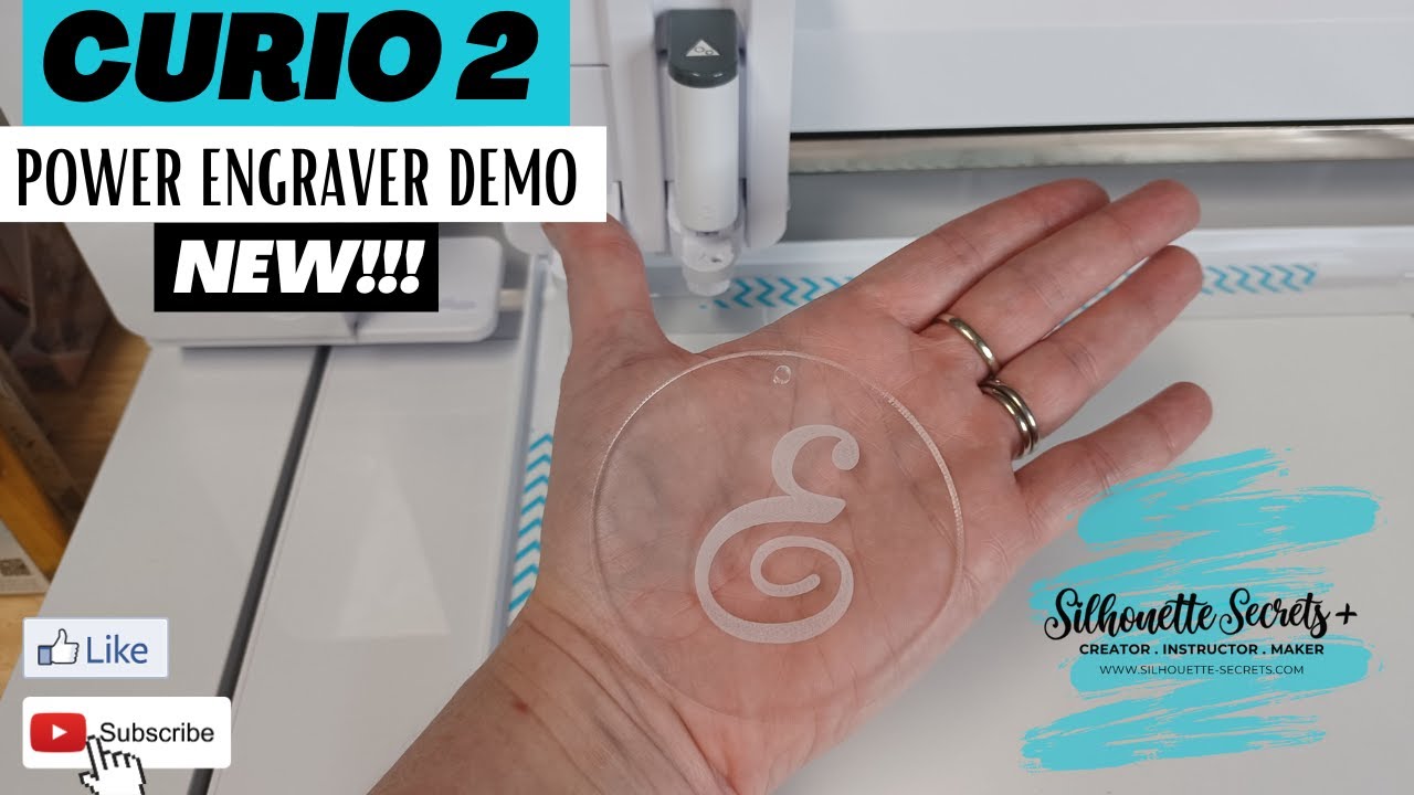 Quick Silhouette Curio 2 Power Engraver Demo - Questions answered