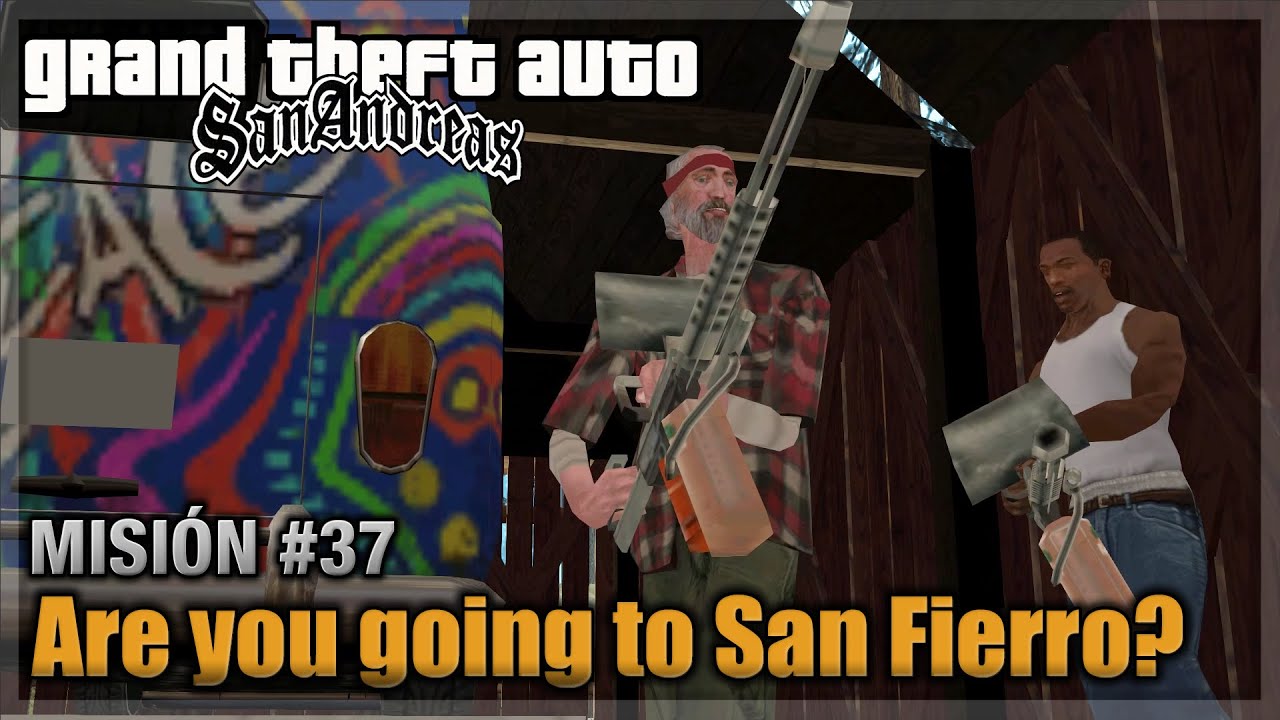 GTA San andreas - Misión #37 - Are you going to San Fierro? (Español - 1080p 60fps)