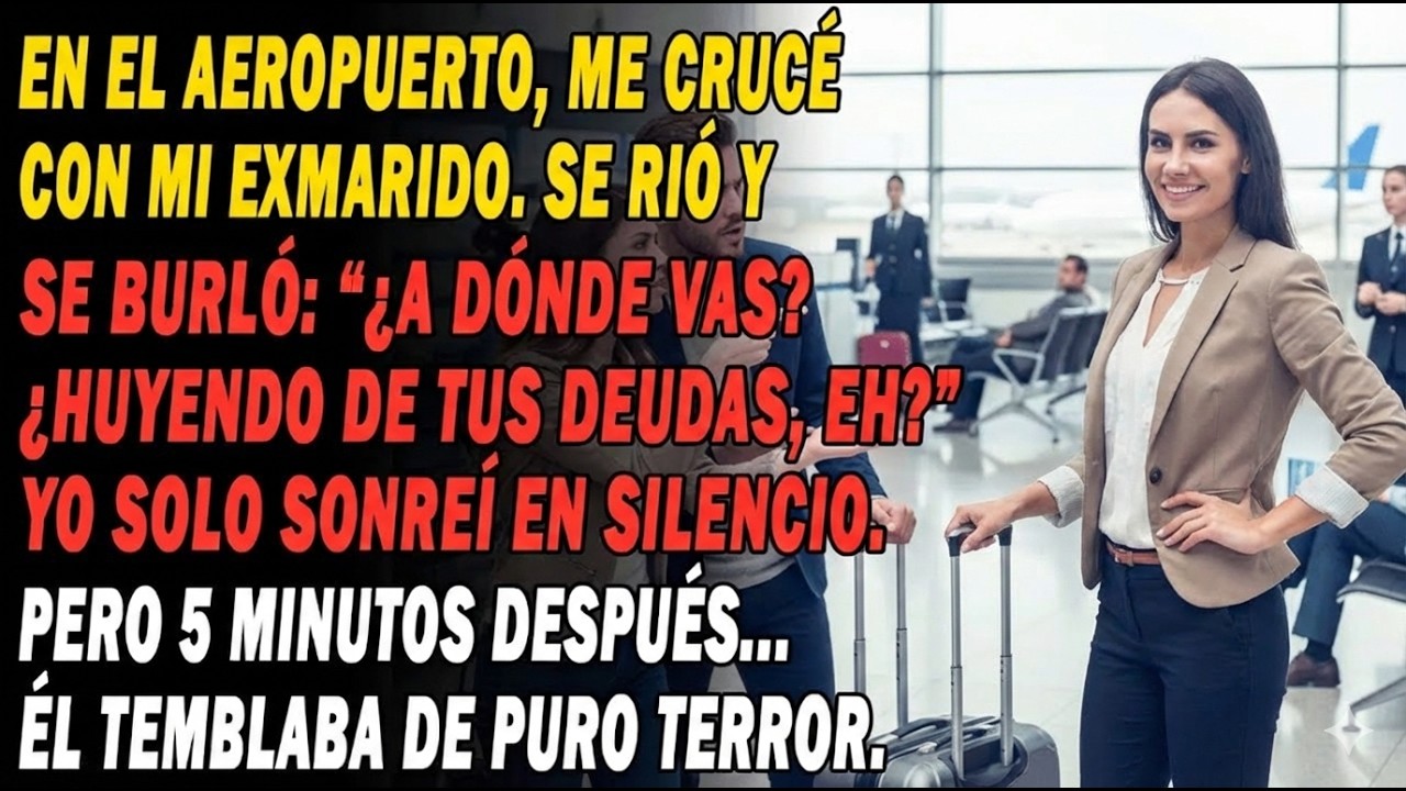 Mi Exmarido Y Su Esposa Me Humillan En El Aeropuerto👩. Y El Miedo Los Paraliza Al Ver Con Quién Voy😨