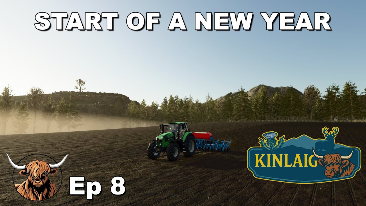 Start Of a New Year Kinlaig Timelapse | Farming Simulator 25 | Ep 8