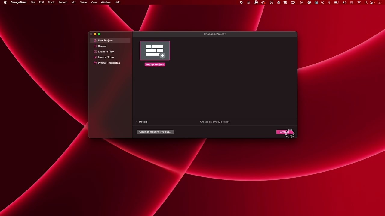 Setting Scarlett as GarageBand's Audio Device - Mac