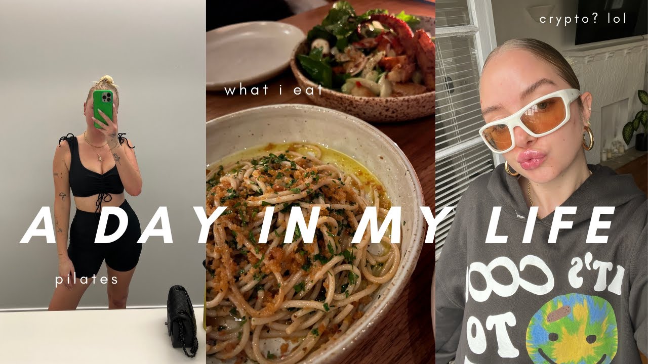 a simple day in my life: what i eat, buying crypto & working out | vlog