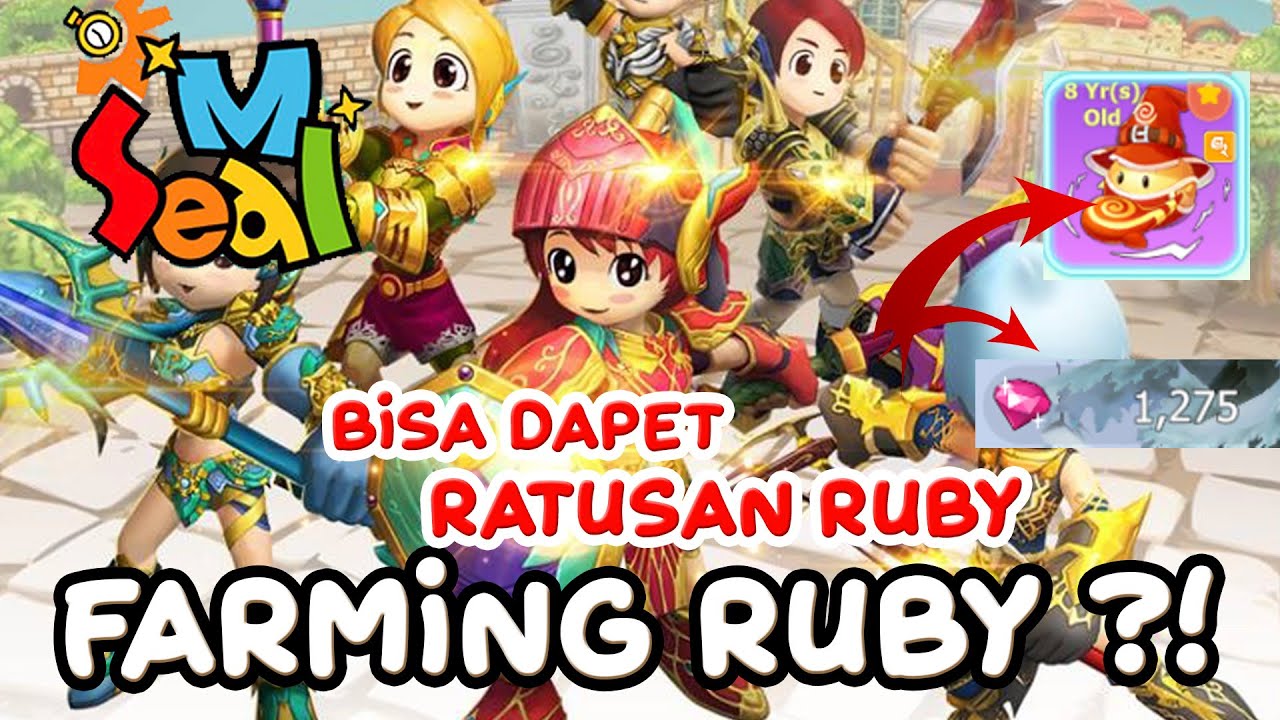 CARA FARMING RUBY !!! GACHA PET SEPUASNYA | Seal M Indonesia