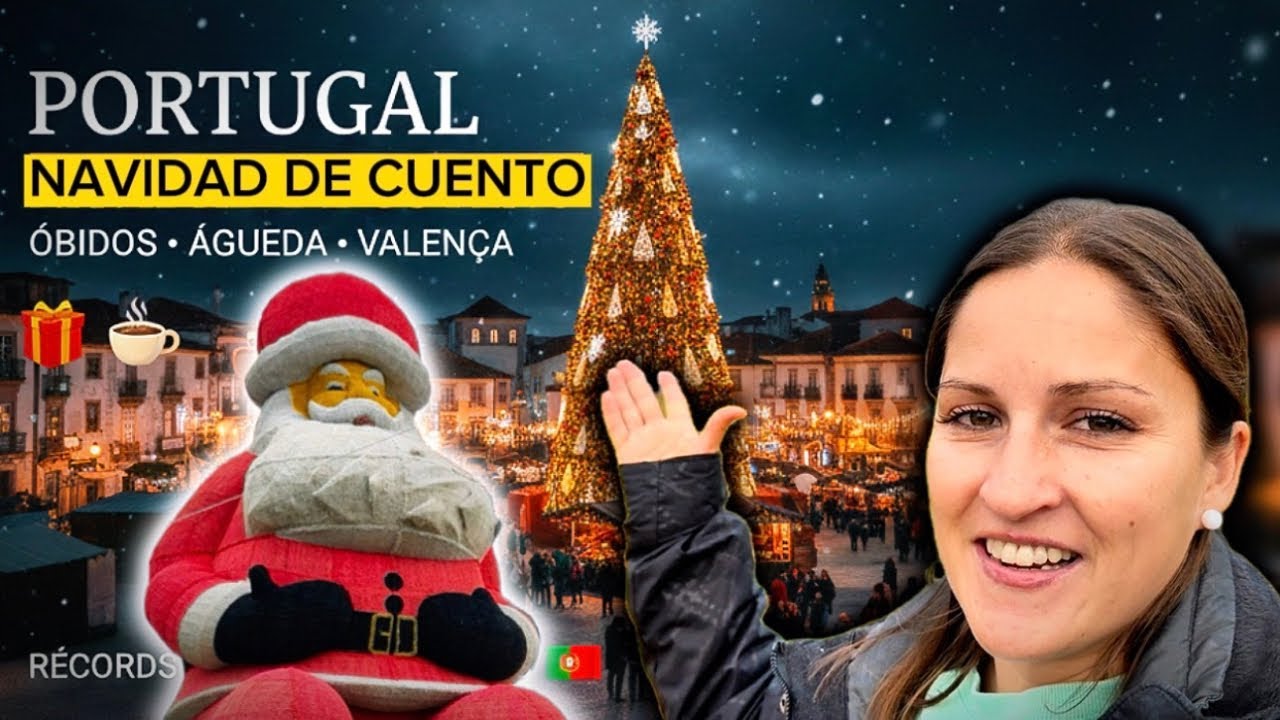 NAVIDAD en PORTUGAL 🇵🇹: 4 Pueblos MÁGICOS y la Búsqueda de la OLA GIGANTE de Nazaré