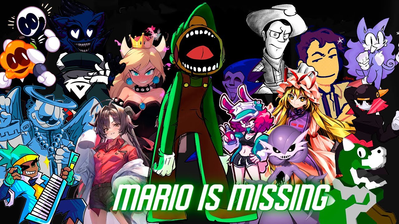 Mario is Missing V2 but Different Characters Sing It  (FNF Mario is Missing V2)