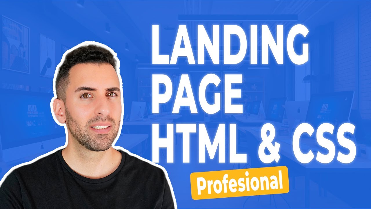 C&oacute;mo hacer una Landing Page (HTML y CSS) profesional