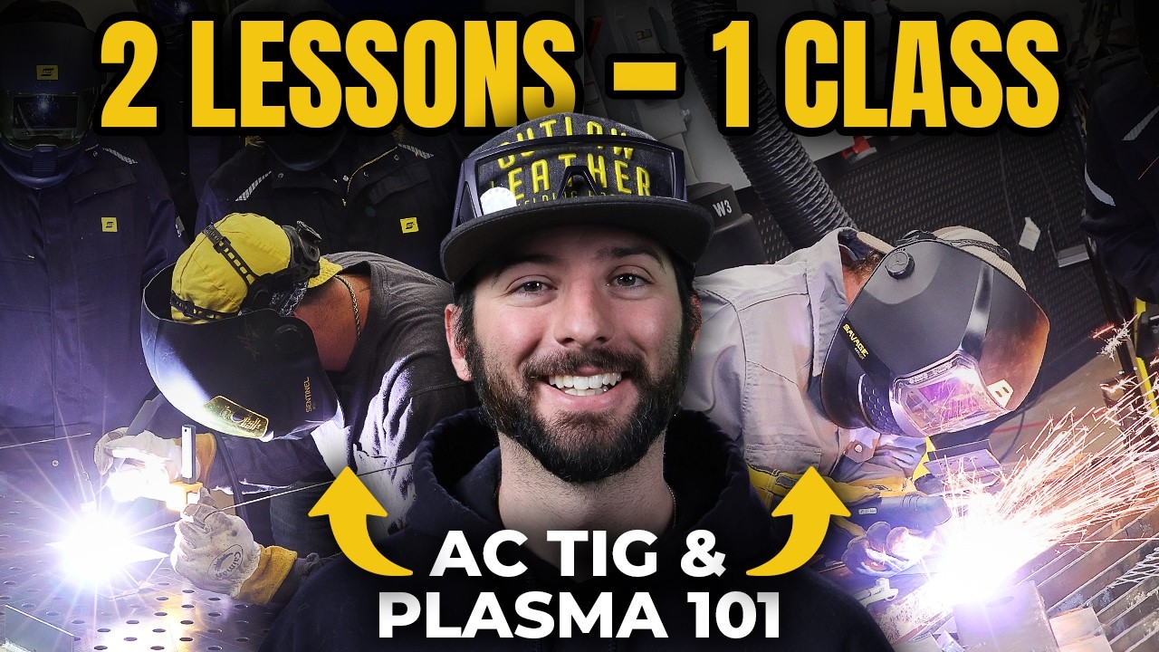 Crash Course in AC TIG Welding Aluminum & Plasma Cutting