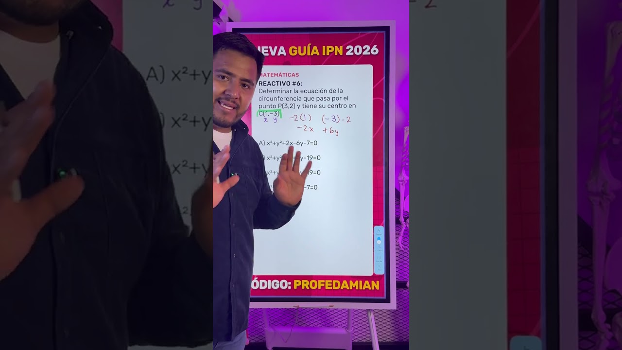 Reactivo #6 Matemáticas – Guía IPN 2026