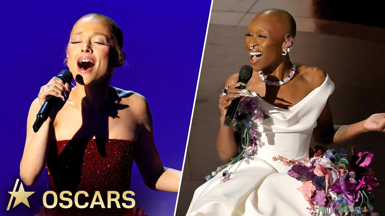 Ariana Grande & Cynthia Erivo Perform 'Defying Gravity' In 'Wicked' Medley At 2025 Oscars