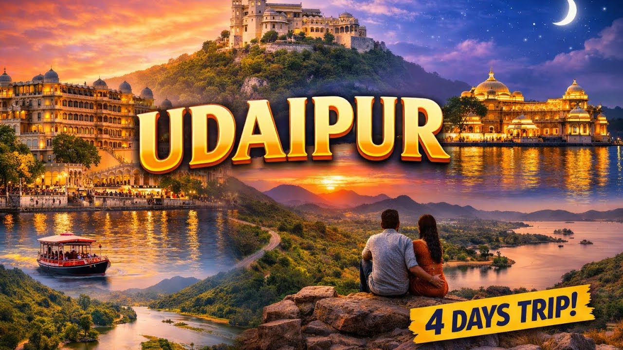 UDAIPUR VLOG 2026 City Palace, Fateh Sagar, Sajjangarh & Rayta Hills | 4 days trip from Delhi