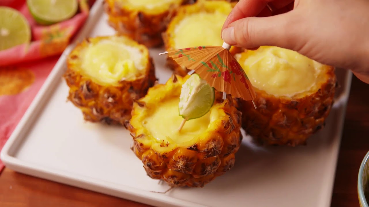 Frozen Pineapple Margaritas