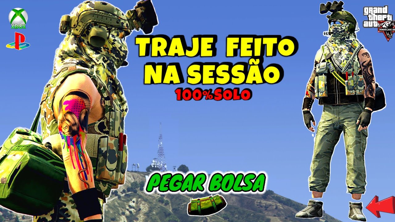TRAJE DE GUERRA INSANO FEITO NA SESSAO SOLO XBOX PS4/5 🔥