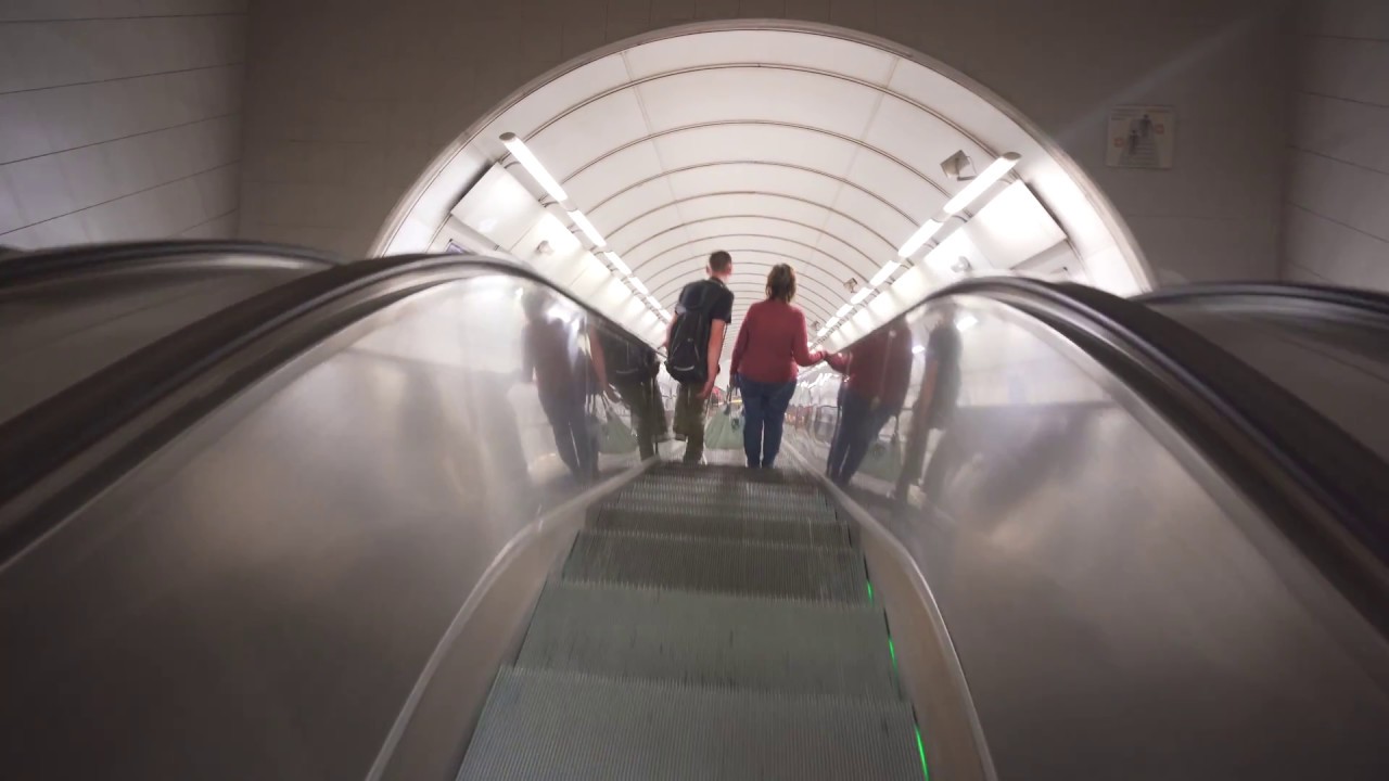 Czech Republic, Prague, metro ride from Hloubětín to Rajská zahrada