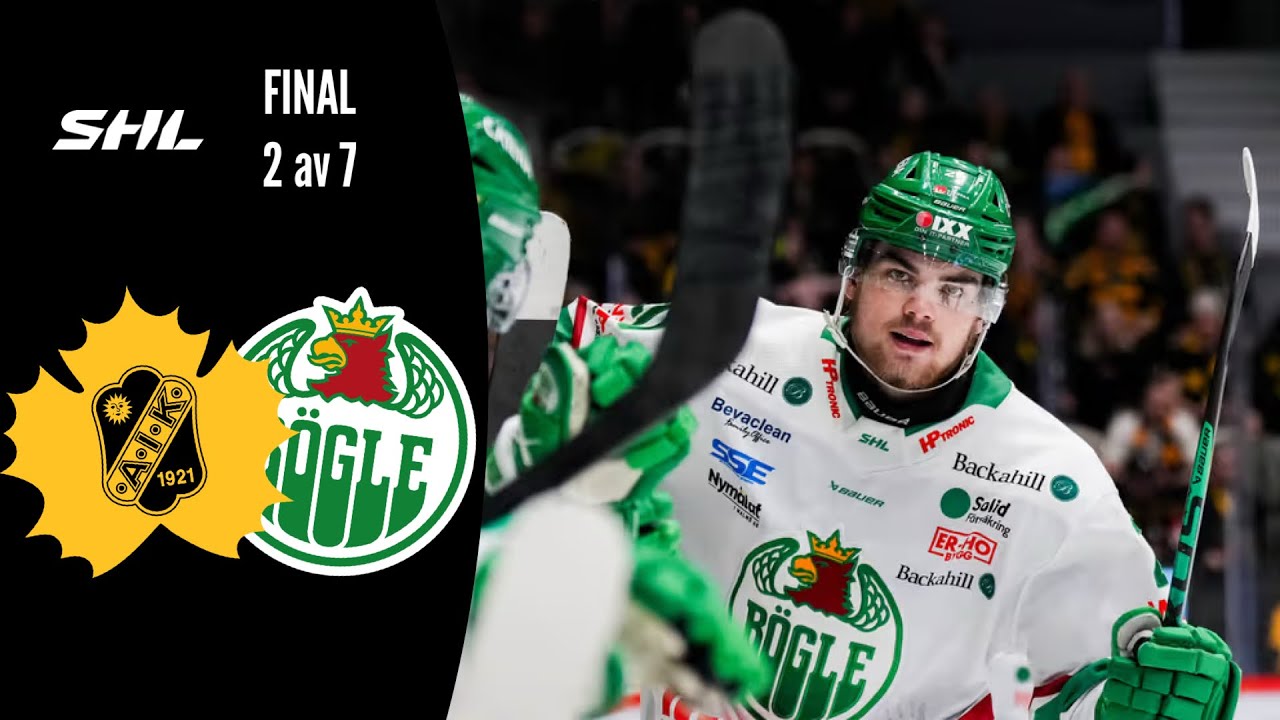 Skellefteå AIK - Rögle BK | Höjdpunkter | Final 2 | SM-Slutspel 2024