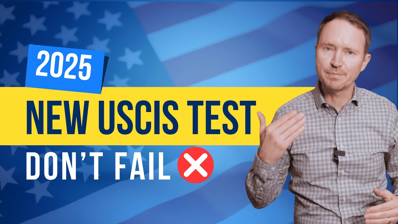 🚨Новый тест на гражданство USCIS 2025 года: полный анализ и советы по подготовке