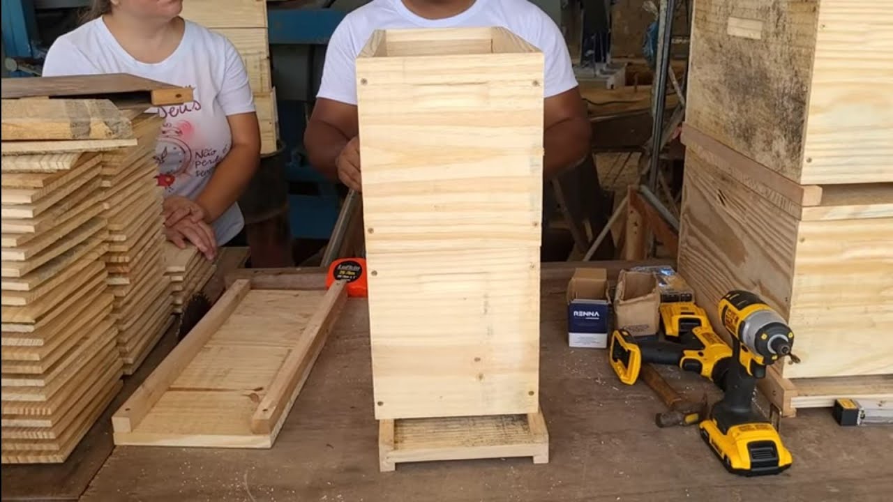 COMO FAZER Núcleo de 5 quadros para ABELHAS APIS 🐝