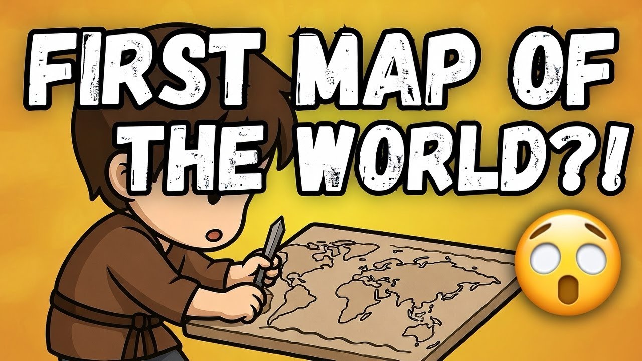 The Forgotten Story Behind the First Map 😱  #FirstMap #worldmap  #BabylonianMap #historymemes