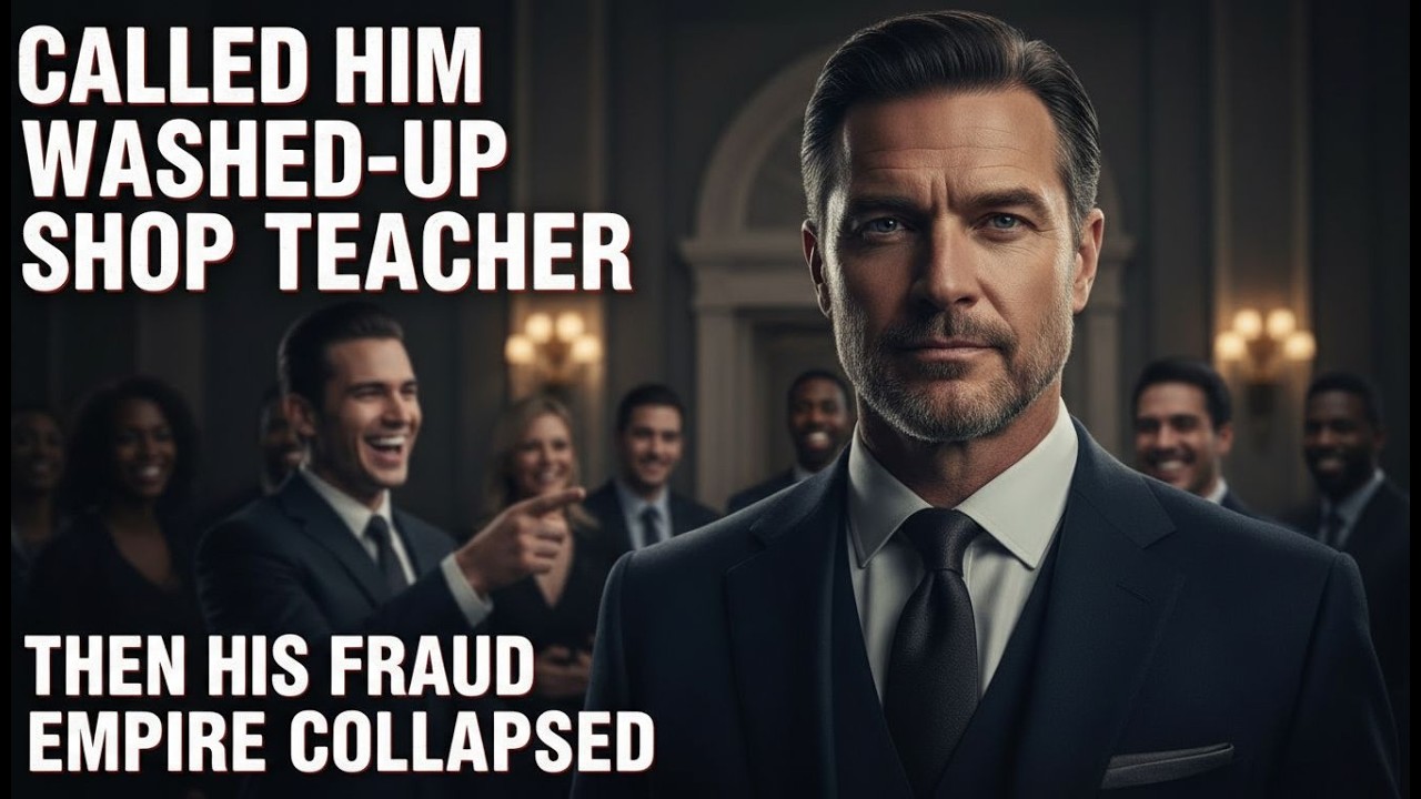 Called Washed-Up Shop Teacher at Gala – Then His Son-in-Law's Startup Empire Crumbled