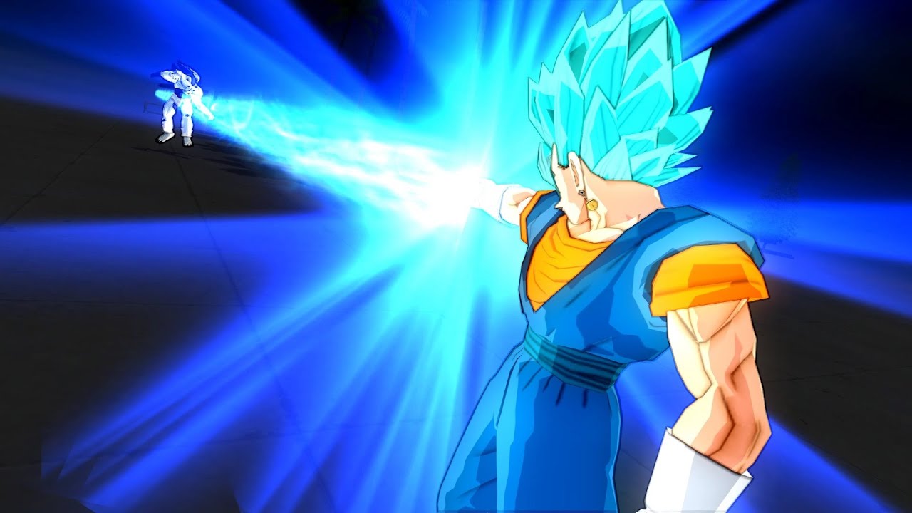 Vegito SSJ Blue VS Omega Shenron | DBZ Budokai Tenkaichi 4 Beta 13.2 [60FPS]