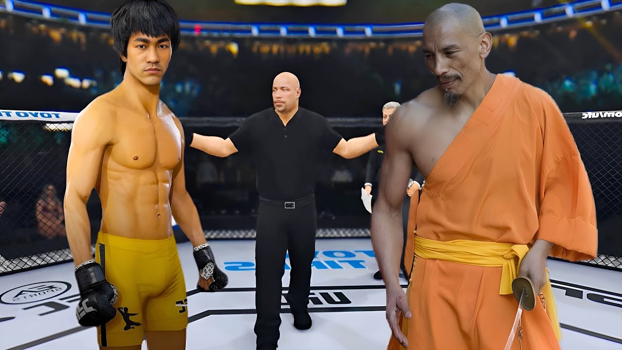 PS5 | Bruce Lee vs. Muscular Shaolin monk [EA Sport UFC 4]🥊