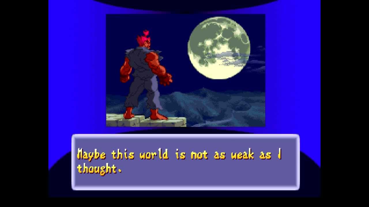 Street Fighter Alpha 2 Akuma Ending