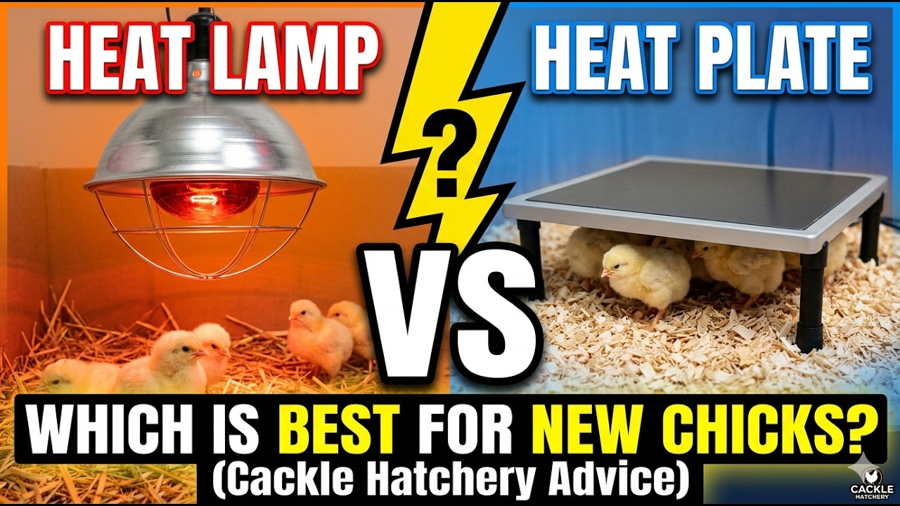 Heat Lamp and Heat Plate Differences | Cackle Hatchery